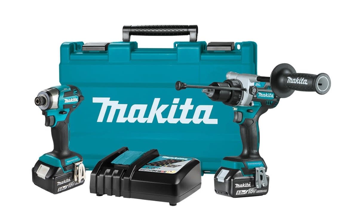 Makita 18V LXT 2PC 2x 5.0Ah Combo Kit