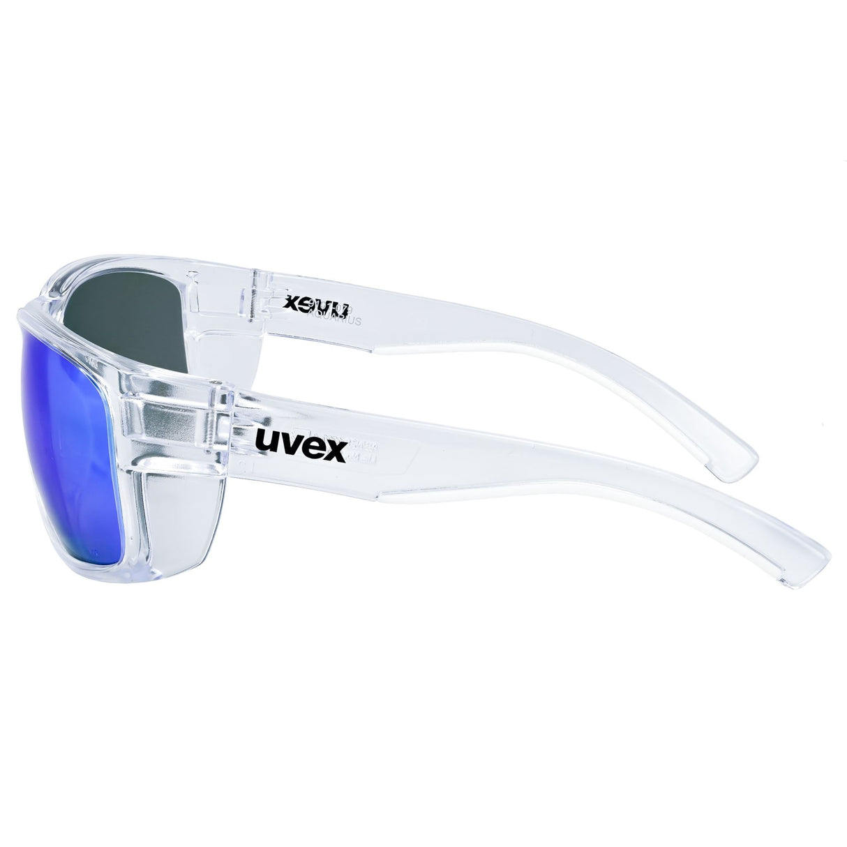 Uvex Aquarius Safety Glasses Blue Mirror