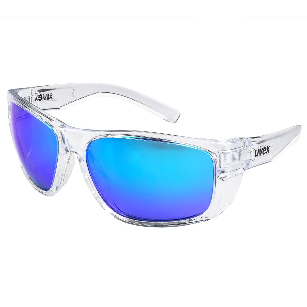 Uvex Aquarius Safety Glasses Blue Mirror
