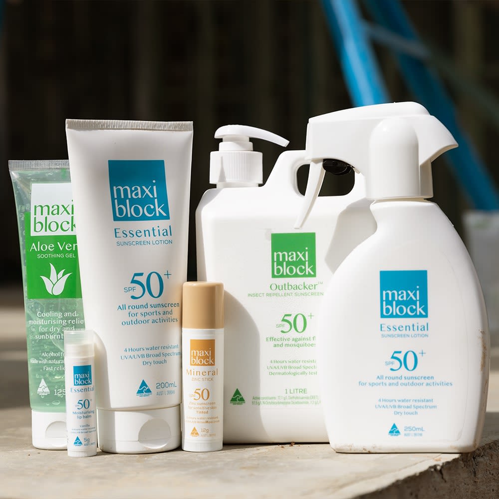 Maxiblock Essential Sunscreen SPF50+ 1L (Each)