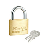 Masterlock Fortess Padlock 50mm Brass (Each)