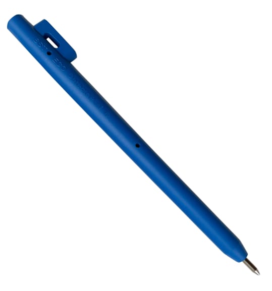 Pen Detect No Clip Nkltp Blue/Blue PK50 (Packet)