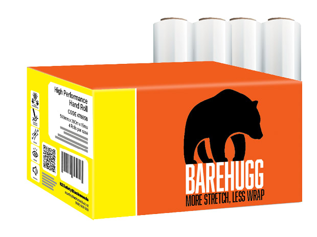 BAREHUGG, Stretch Wrap Hand High Performance 500MMX350MX20MU (Roll)