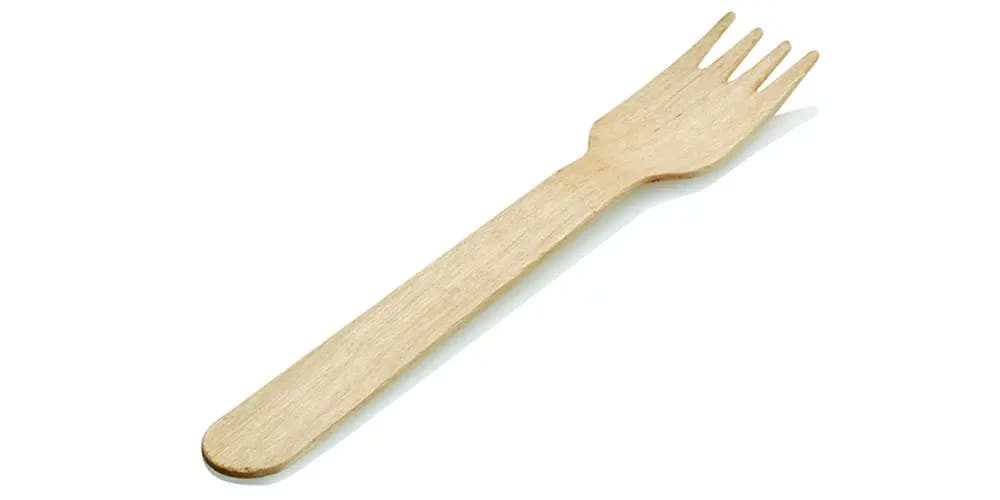 BioPak Wooden Fork 16cm 100 (Pack)