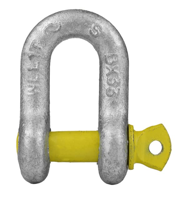 Bullivants Dee Shackle Screw Pin 1.00T WLL 10mm Body Diameter (Each)