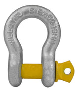 Bullivants Bow Shackle Screw Pin 2.0T WLL 13mm Body Diameter (Each)