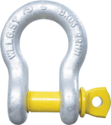 Bullivants Bow Shackle Screw Pin 6.50T WLL 22mm Body Diameter (Each)