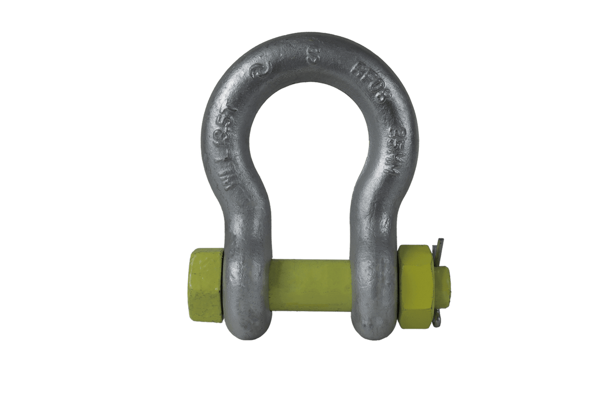 Bullivants Bow Shackle Safety Pin 13.5T WLL 35mm Body Diameter (Each)