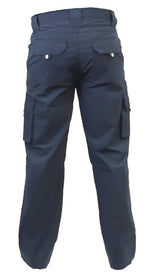 100% Cotton Cargo Trousers, PCT1530 (Each) - Black - 152