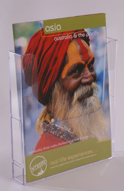 Deflecto Wall Mount Linking Brochure Holder A4 (Each)