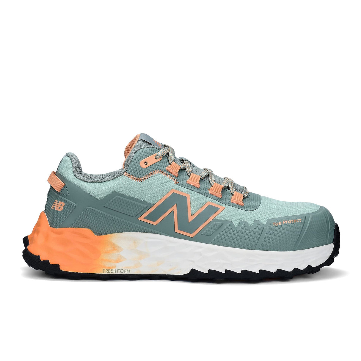 New Balance Cremorne Women's Safety Shoe (Pair) - AQUA/PUMPKIN - 9.5