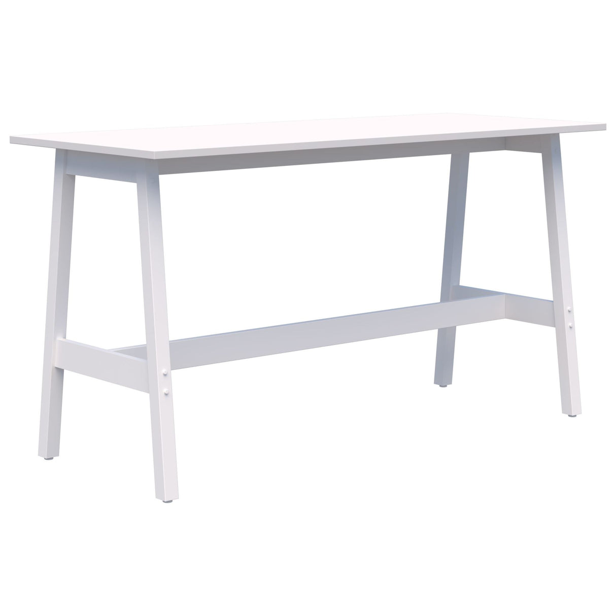 Modella II Static Leaner - Snow Velvet/White 2000 x 800mm
