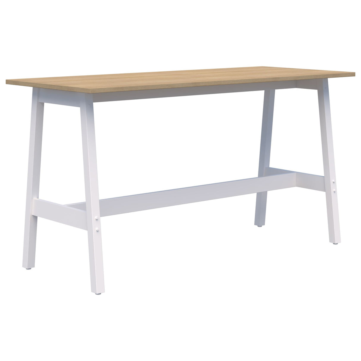 Modella II Static Leaner - Classic Oak/White 2000 x 800mm