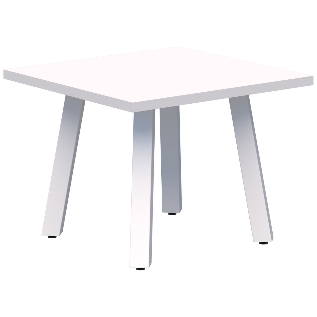 Modella II Coffee Table - Snow Velvet/White 900 x 900mm