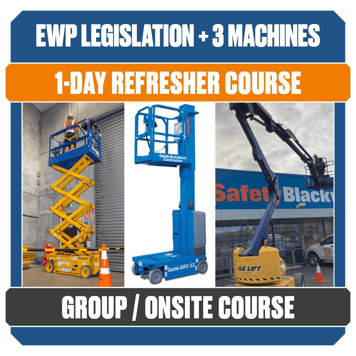 EWP Scissor, Boom & Vertical Lift Refresher (Group Course)