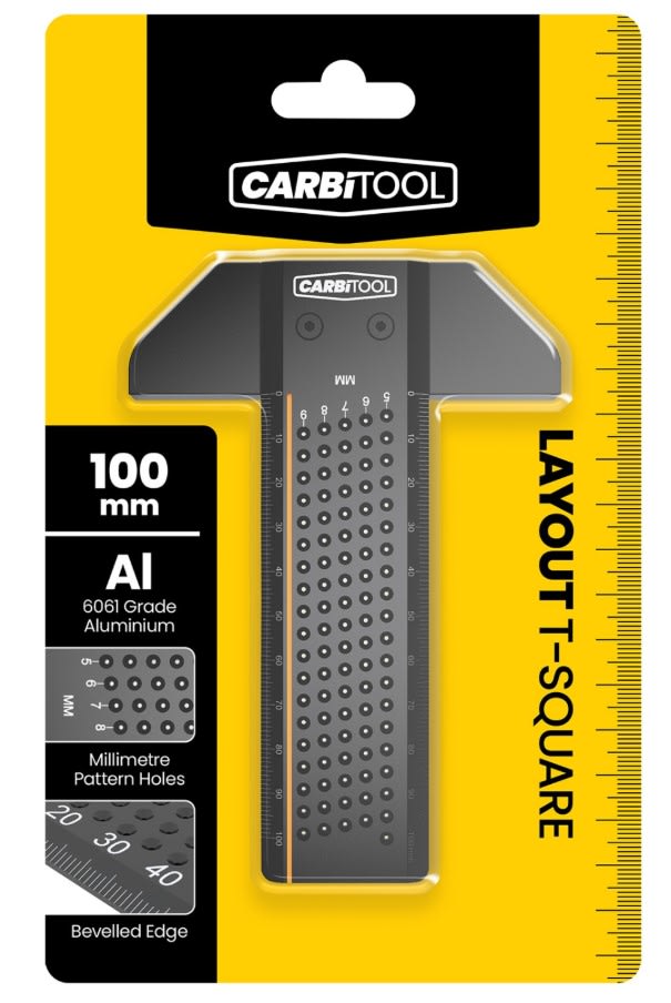 Carbitool Layout T-Square 100mm (Each)