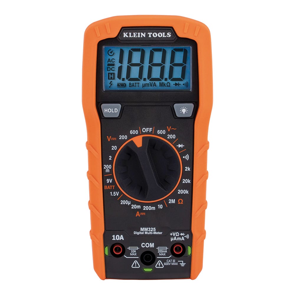 Klein Tools Digital Multimeter Manual Ranging (Each)