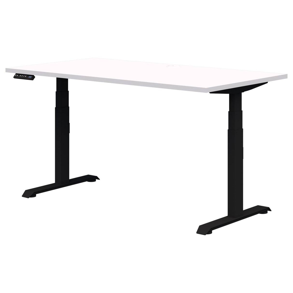 Rapid Premium Electric Desk 1800 x 800 Snow/Black