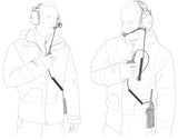 3M Peltor MT74H52B-110 CH-3 FLX2 NECKBAND