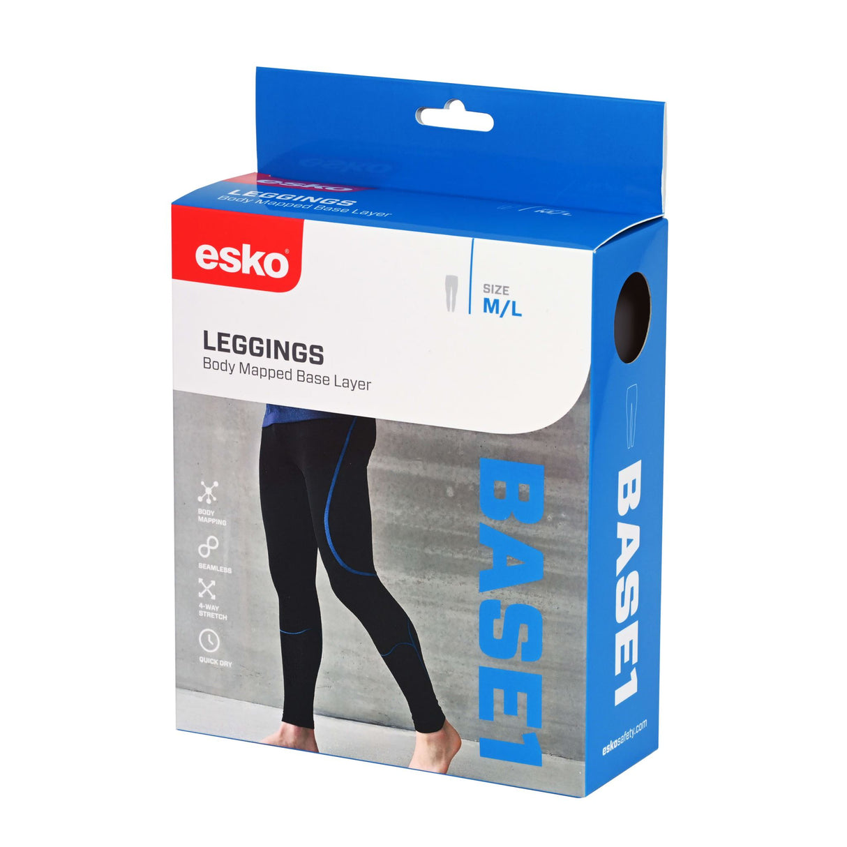 Esko Base1 Thermal Leggings - Black/Blue - 3X/