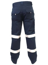 Esko Caution Taped Polycotton Cargo Trouser - Navy - 92