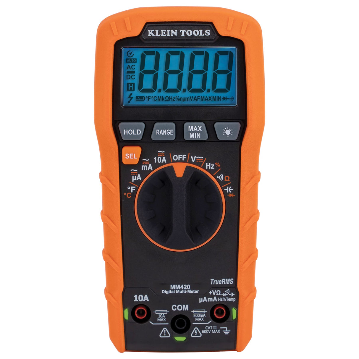 Klein Digital Multimeter TRMS Auto-Ranging 600V (Each)