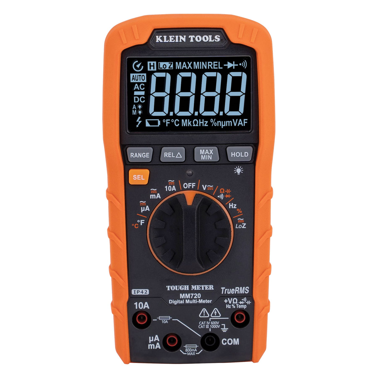 Klein Digital Multimeter TRMS Auto-Ranging 1000V (Each)