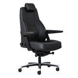 Maverick 24/7 Controller Chair Black Leather - Buro