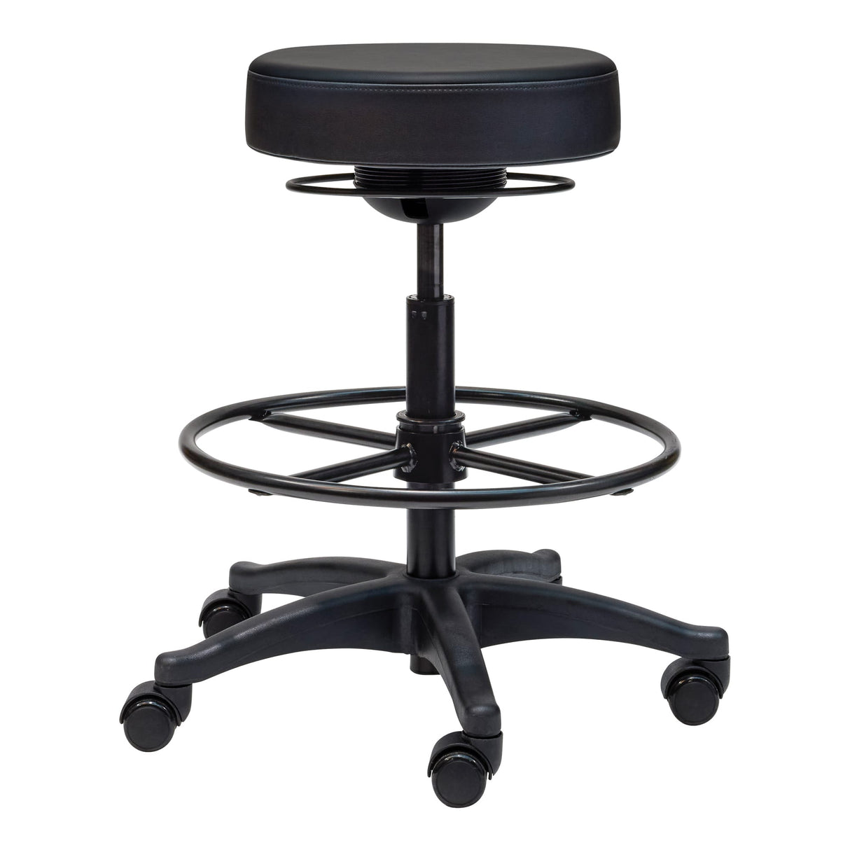 Buro Polo Drafting Stool Black PU (Each)