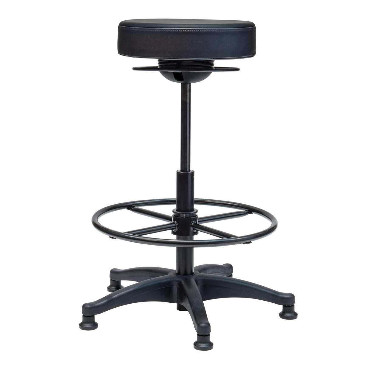 Buro Polo Drafting Stool Black PU (Each)