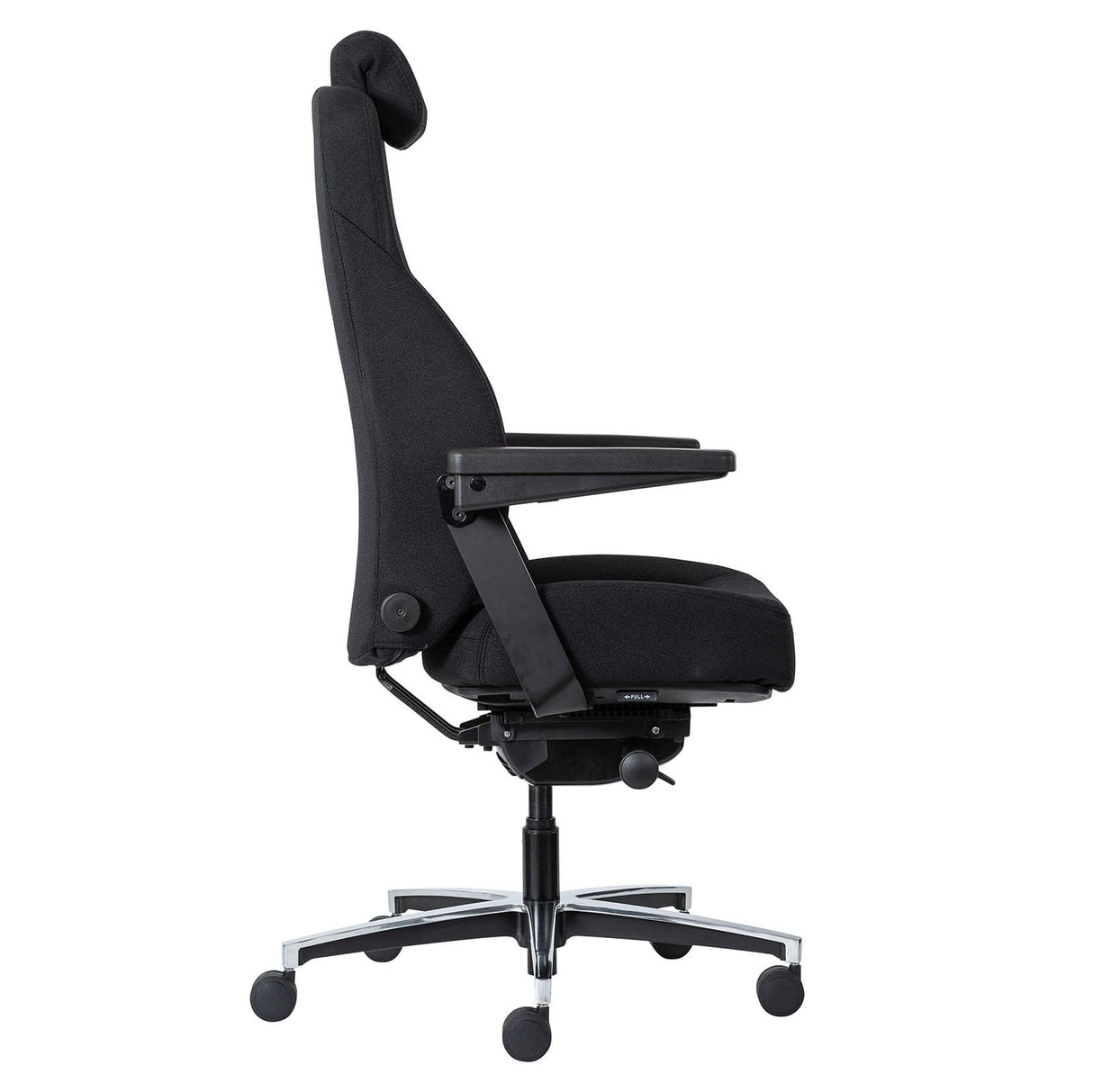 Maverick 24/7 Controller Chair Black Fabric - Buro