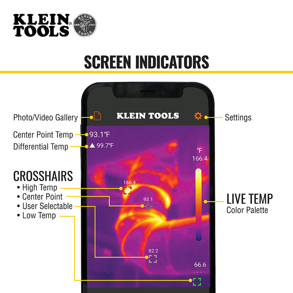 Klein Tools Thermal Imager for iOS Devices