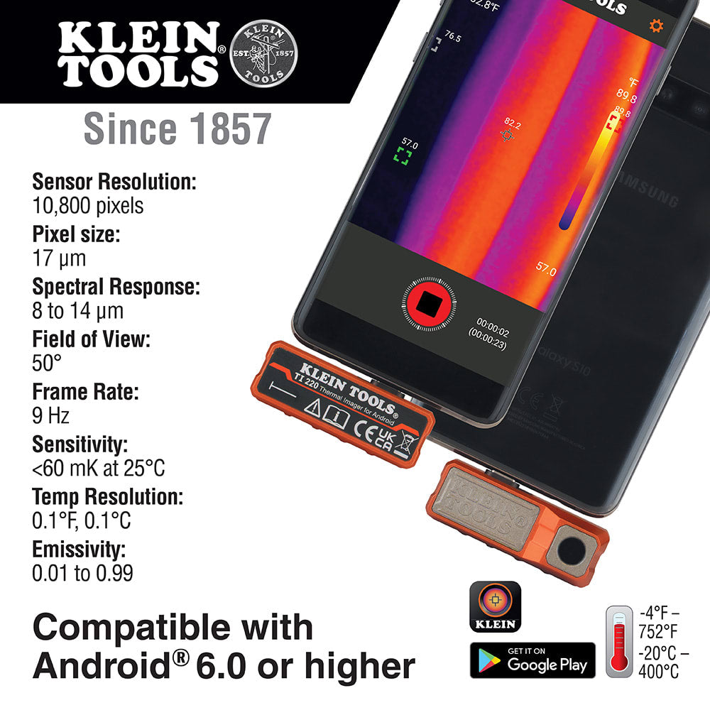 Klein Tools Thermal Imager for Android Devices (Each)