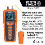 Klein Tools Digital Differential Manometer