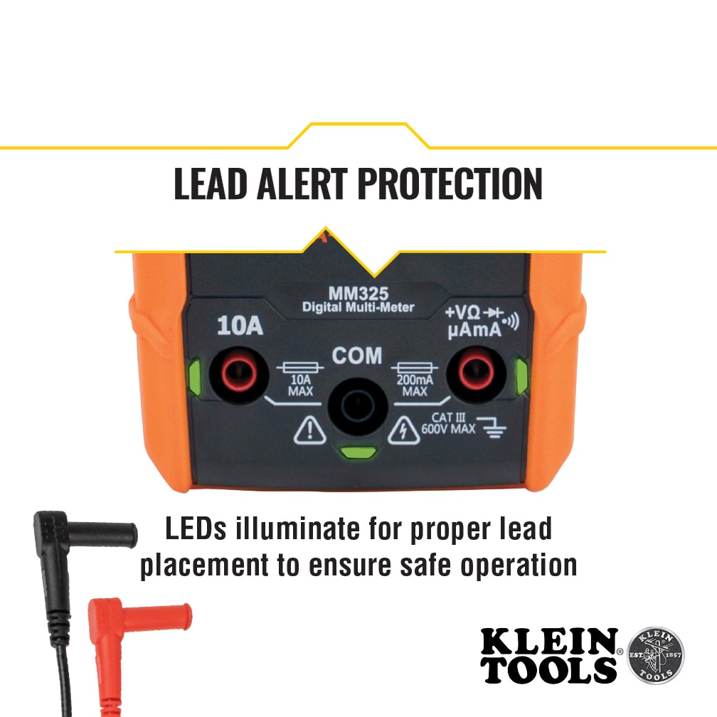 Klein Tools Digital Multimeter Manual Ranging (Each)