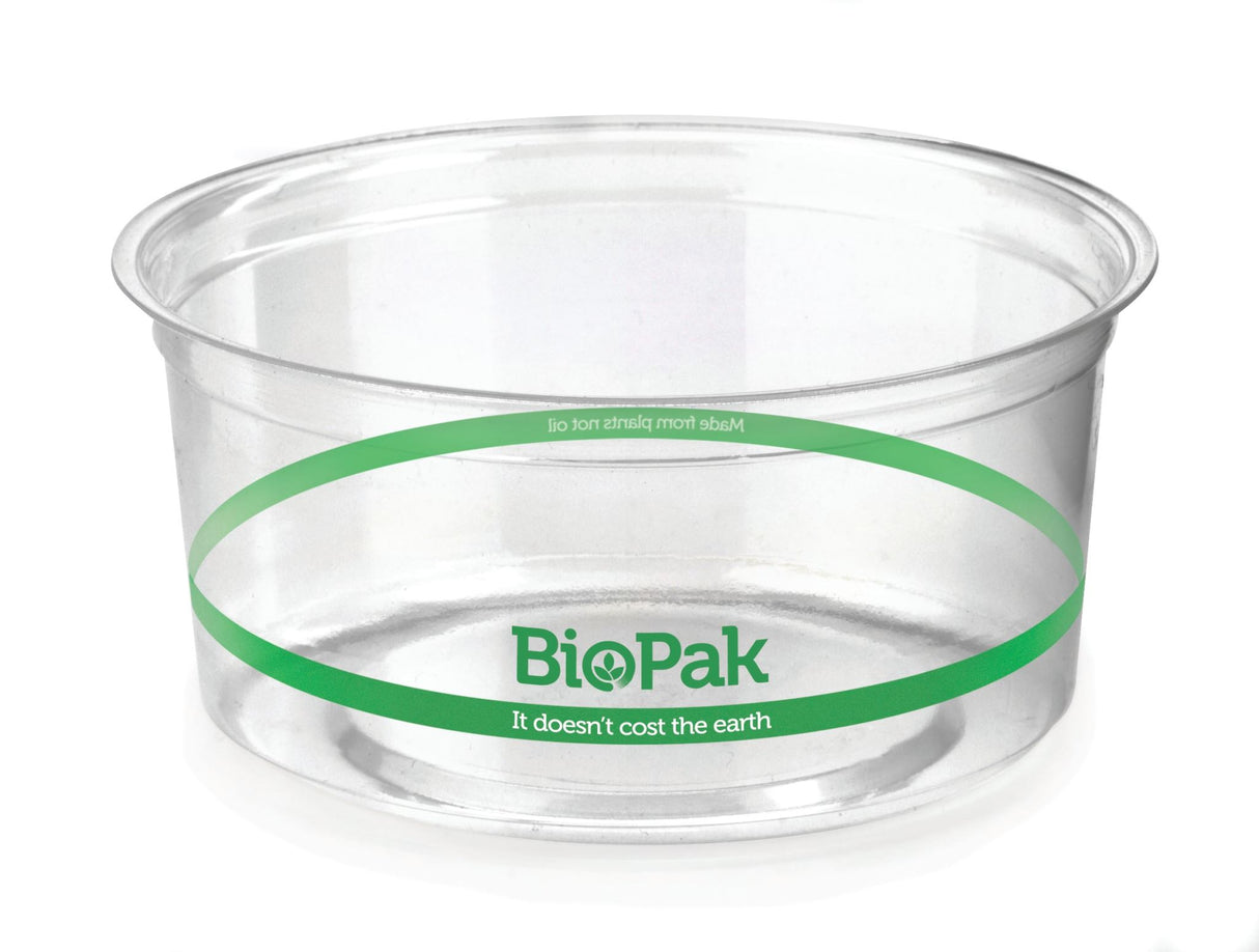 BioPak Clear PLA BioBowl 360ml 50 (Pack)