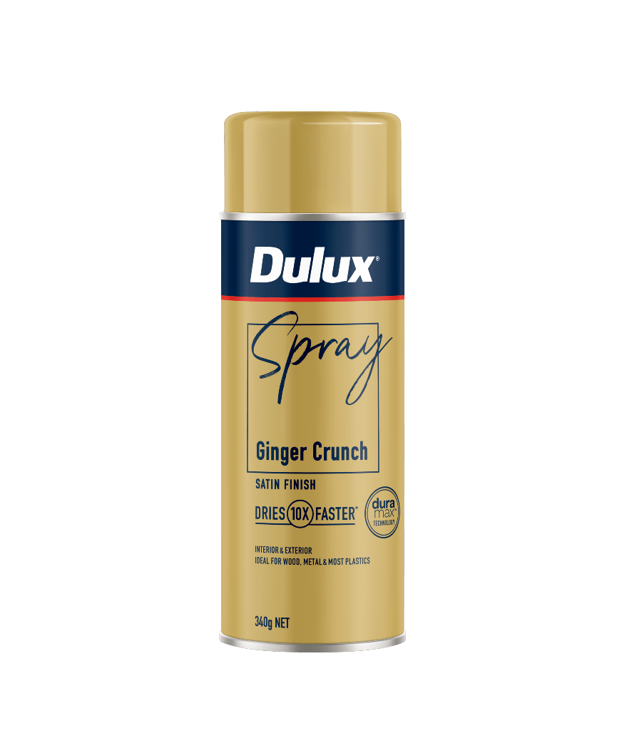 Dulux Satin Ginger Crunch Spray Paint 340g Each