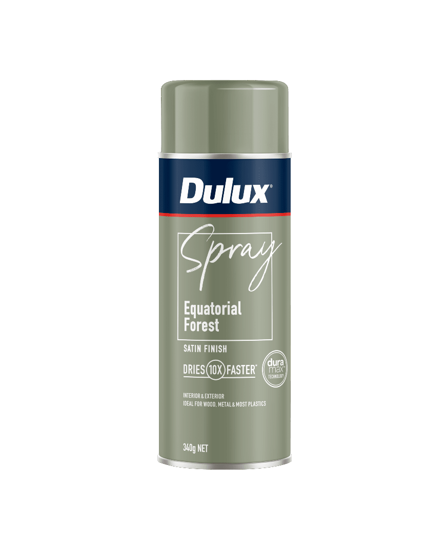 Dulux Satin Equatorial Forest Spray Paint 340g Each