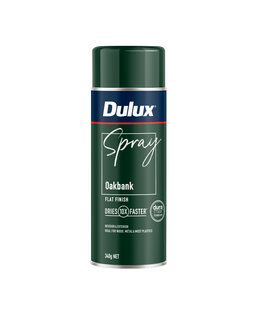 Dulux Flat Oakbank Spray Paint 340g Each