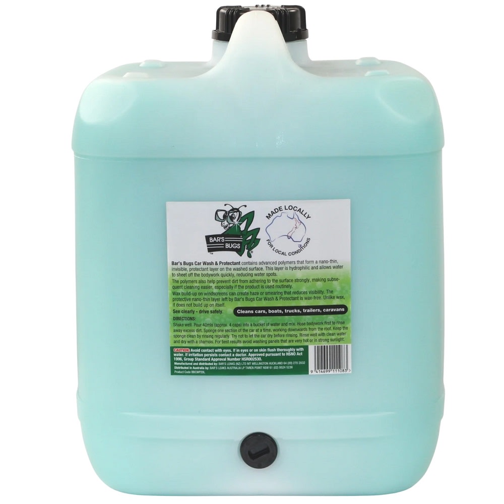 Bar's Bugs Car Wash and Protectant 20L