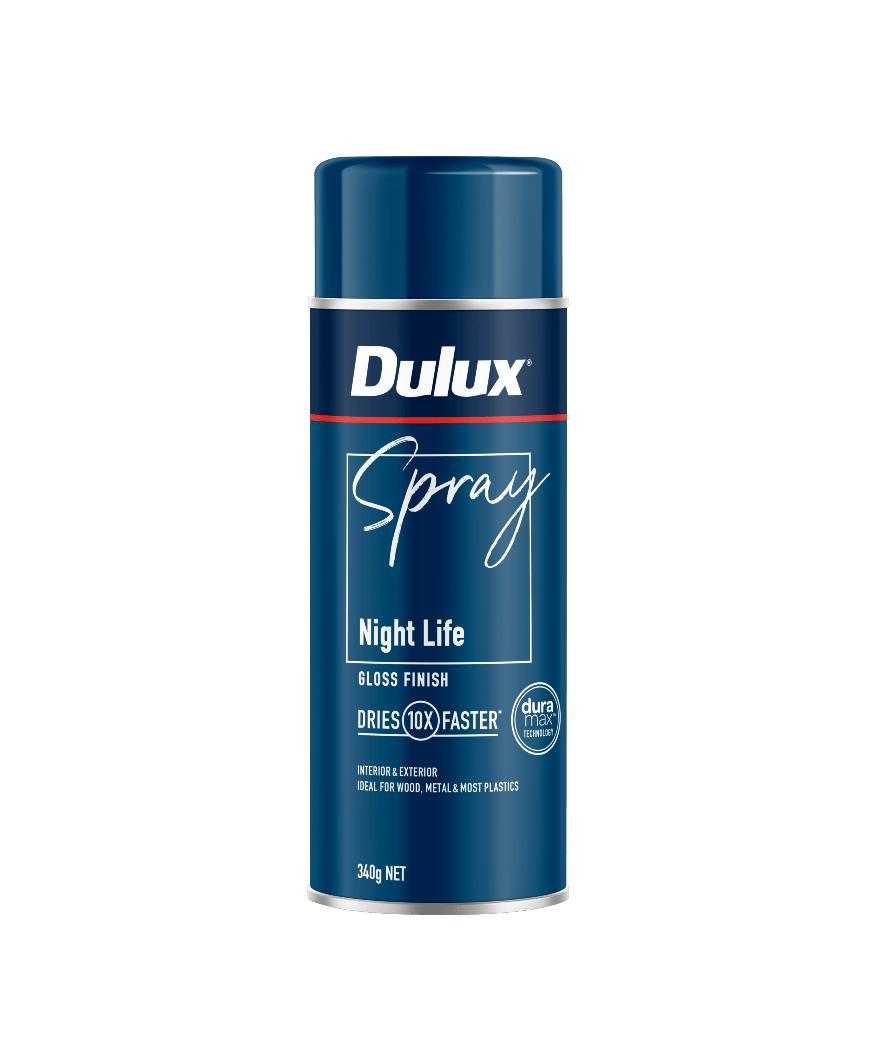 Dulux Gloss Night Life Spray Paint 340g Each