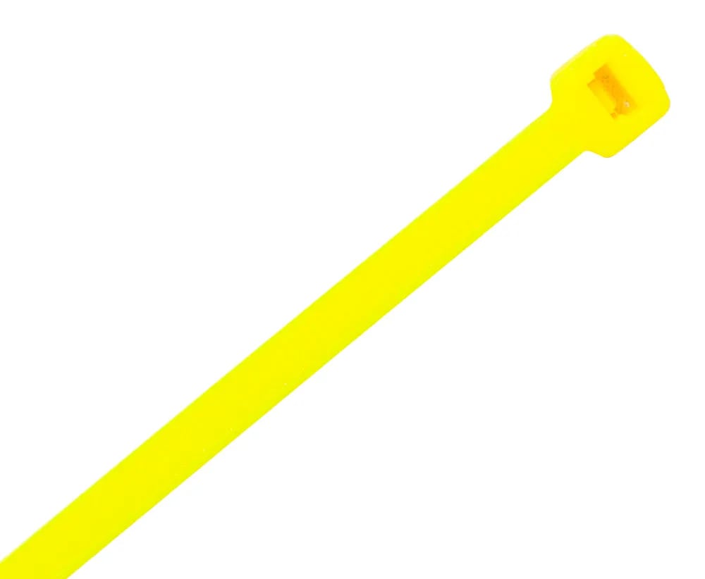 Cabac Nylon 66 Yellow Cable Tie 140 x 3.6mm 100 (Pack)