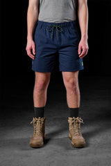 FXD Elastic Waist Utility Shorts, WS-7 - Navy - 34