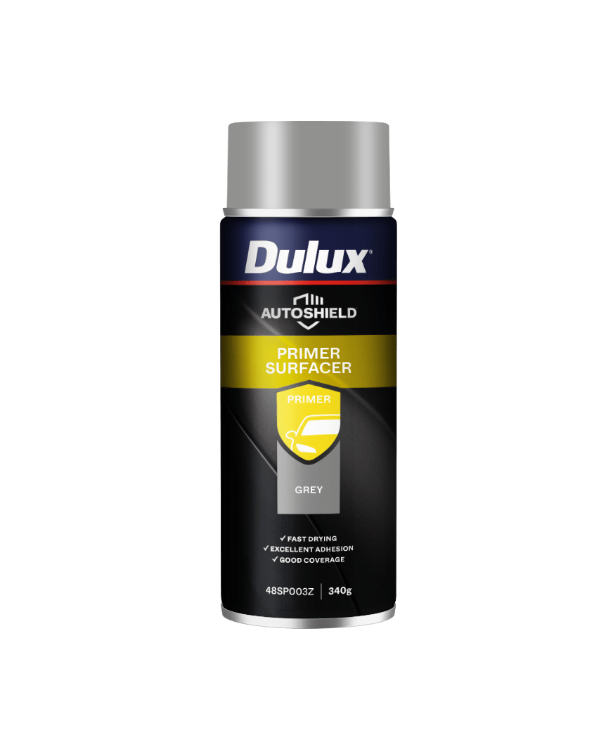Dulux Acrylic Primer Grey Spray Paint 340g Each