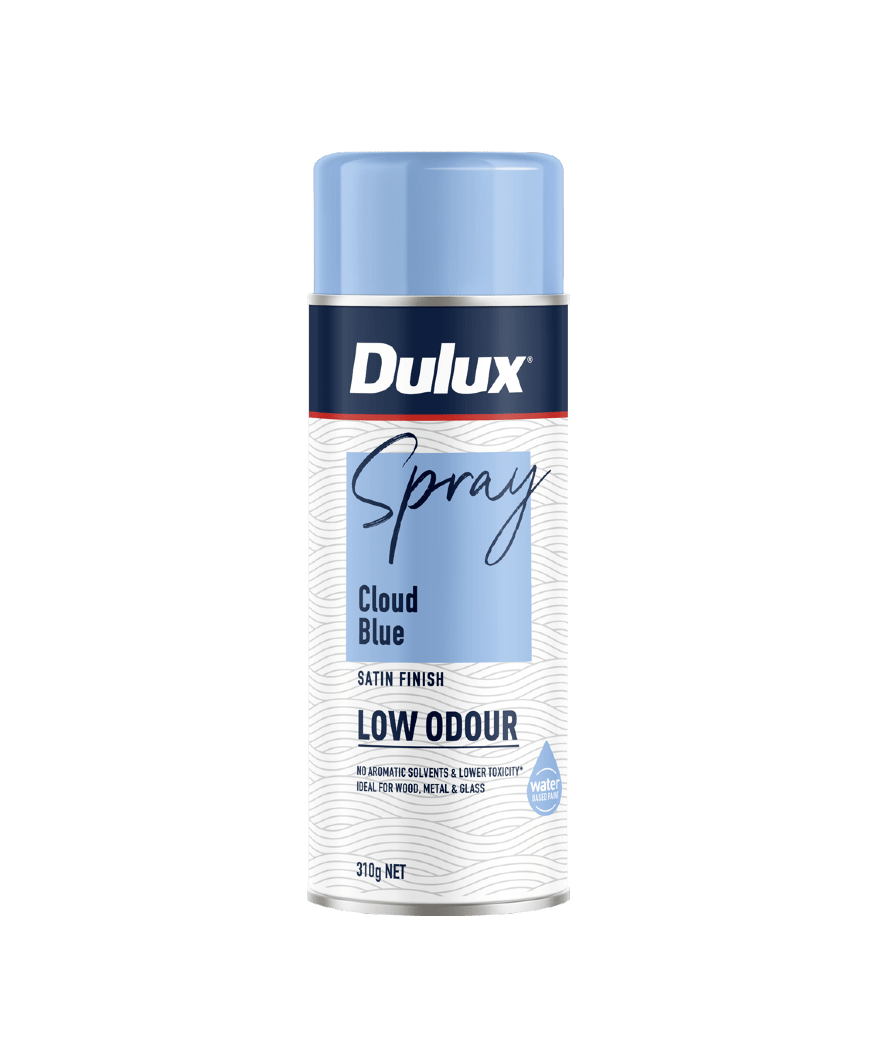 Dulux Low Odour Cloud Blue Spray Paint 310g Each