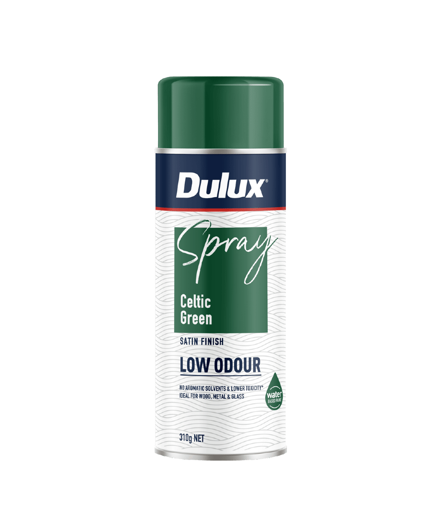 Dulux Low Odour Celtic Green Spray Paint 310g