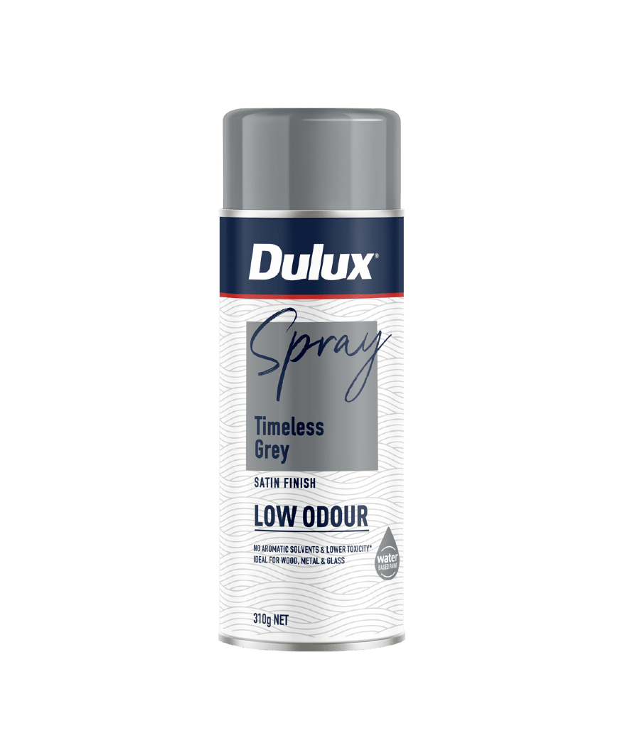 Dulux Low Odour Timeless Grey Spray Paint 310g