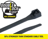 Cabac Nylon 66 Black Double Lock Cable Tie UV 203 x 4.3mm 1000 (Pack)