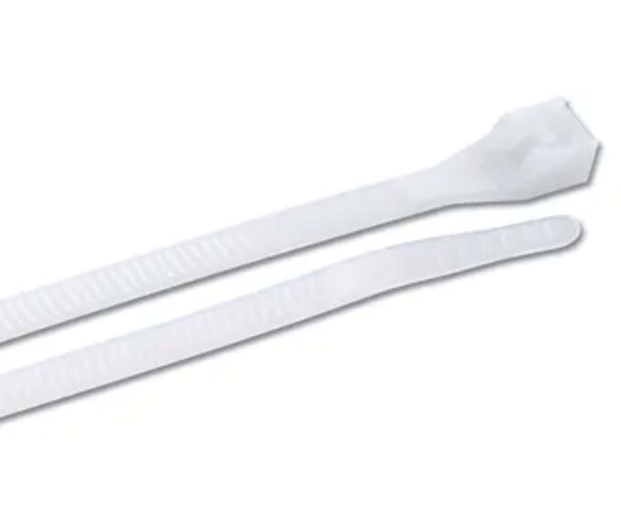 Cabac Nylon 66 Natural Double Lock Cable Tie 280 x 4.3mm 100 (Pack)