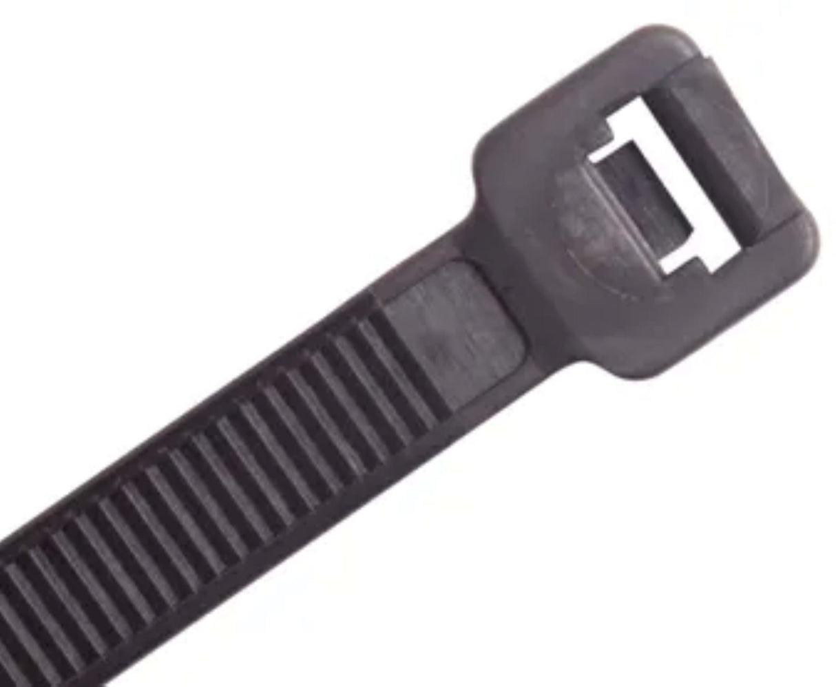 Cabac Nylon 66 Black Heavy Duty Cable Tie UV 710 x 9mm 25 (Pack)